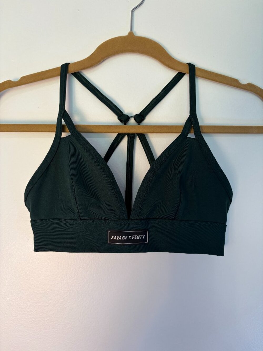 Savage X Fenty Emeral Green Low-Impact Sports Bra